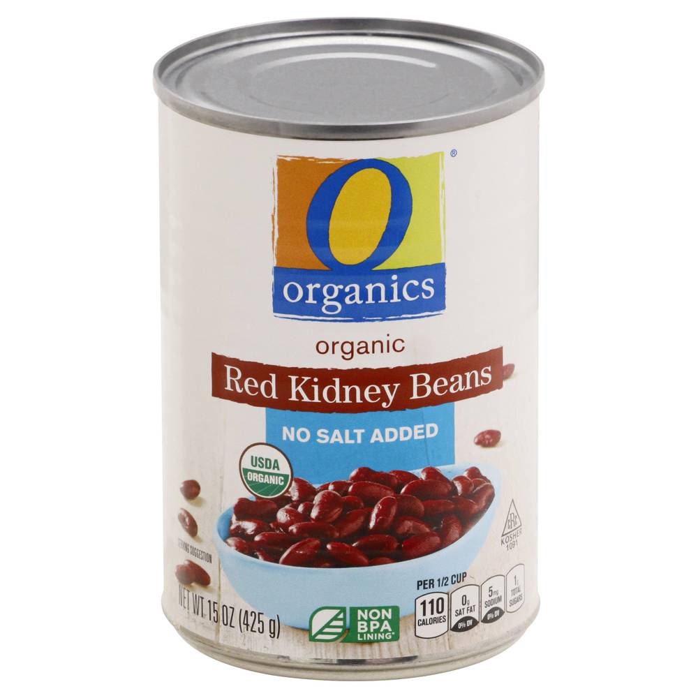 O Organics Organic Unsalted Red Kidney Beans (15 oz)