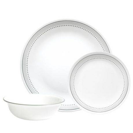 Corelle Mystic Grey Dinnerware Set