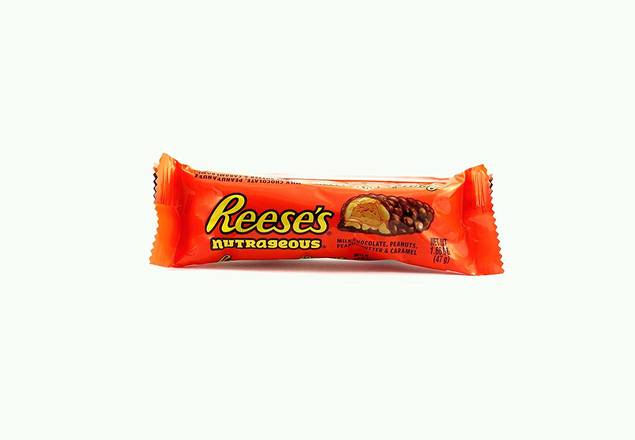 Reese's nutrageous milk chocolate peanut butter candy bar