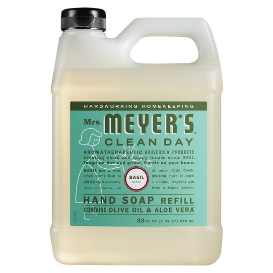 Mrs. Meyer's Basil Scent Hand Soap Refill