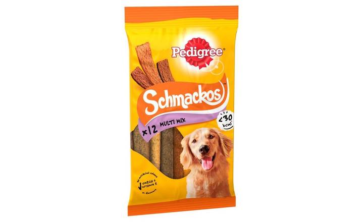Pedigree Schmackos Adult Dog Treats 12 Strips 86g (400548-CS)