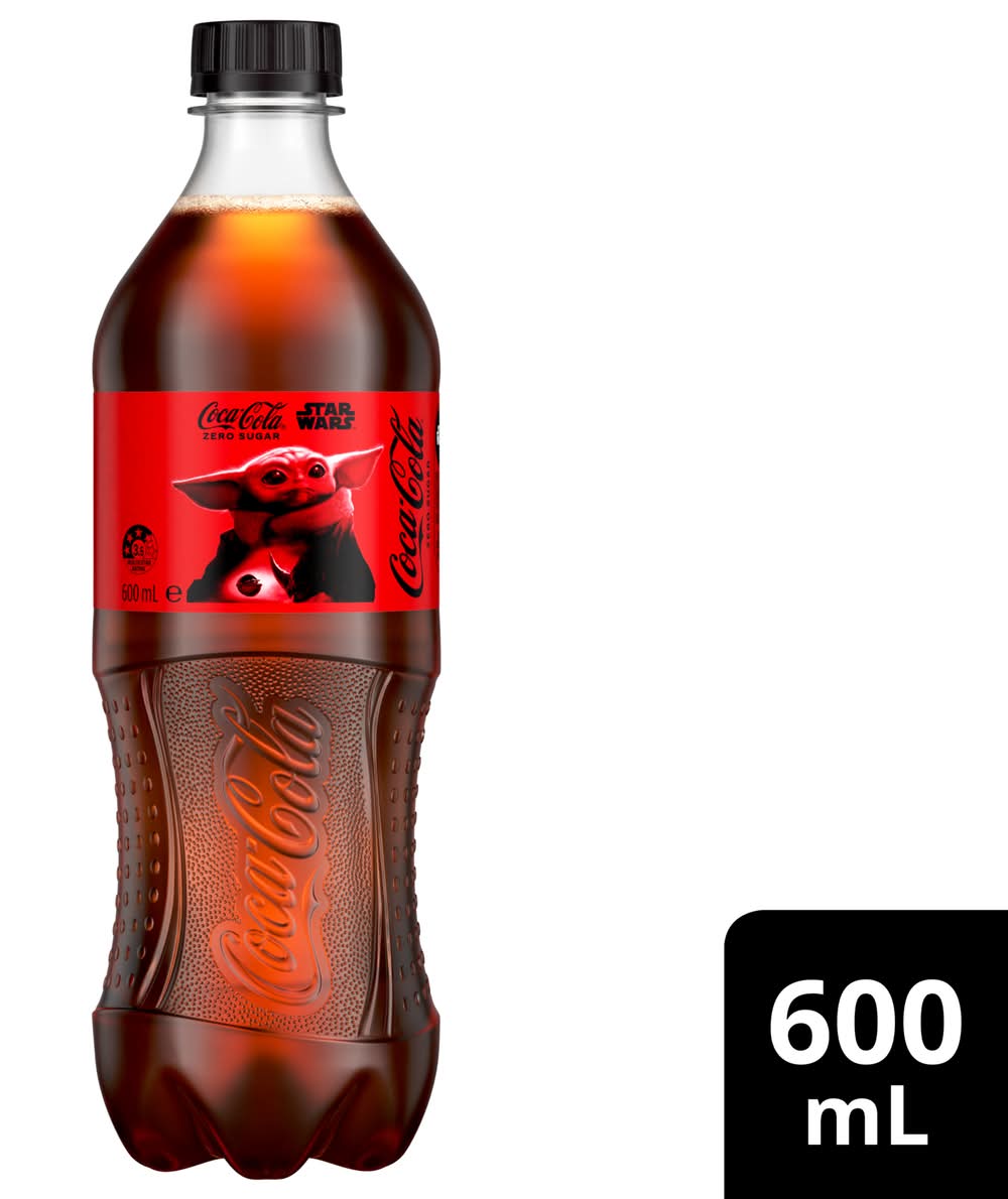 Coca-Cola Zero Sugar Soda (600mL)