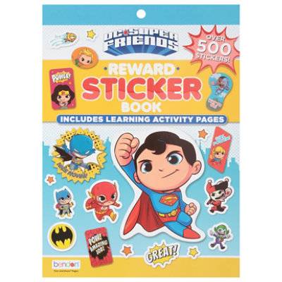 Bendon Dc Super Friends Reward Sticker - Each