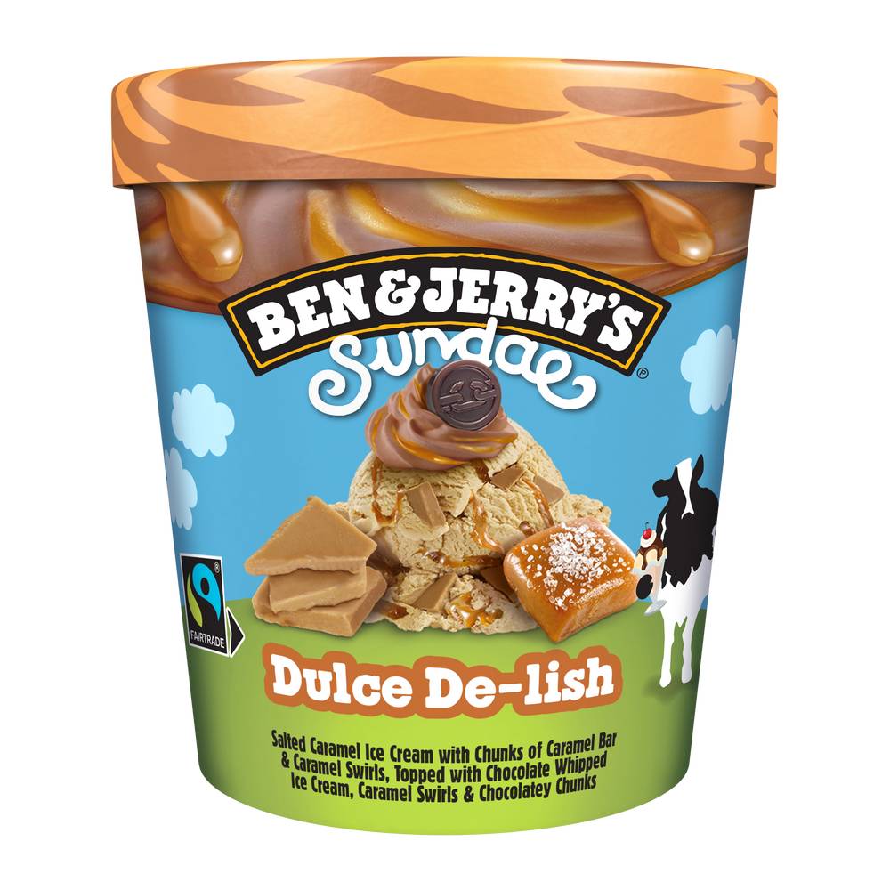 Ben et Jerry's - Glace sundae dulce de-lish (427 ml)