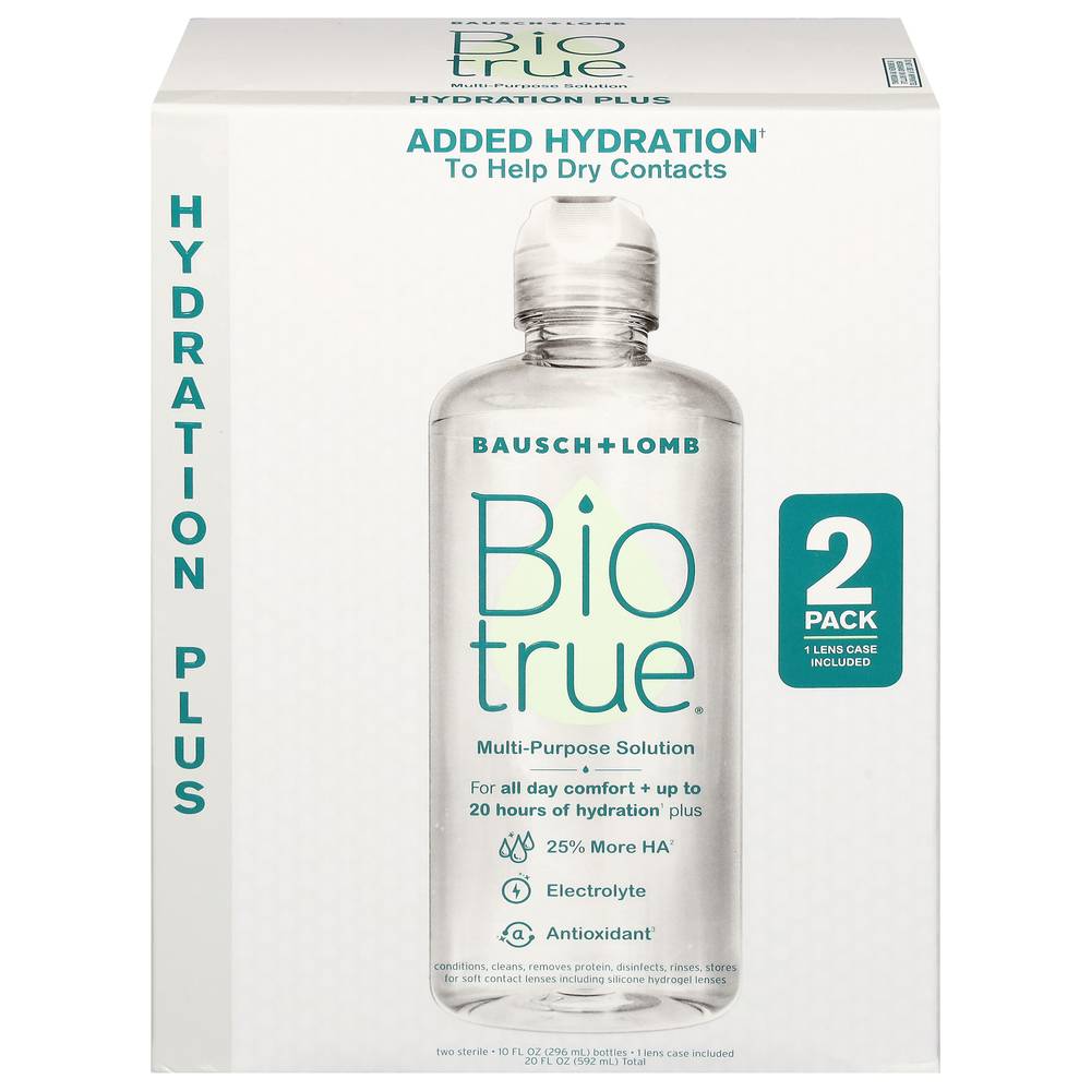 Biotrue Hydration Plus Sterile Multi-Purpose Solution (20 fl oz)