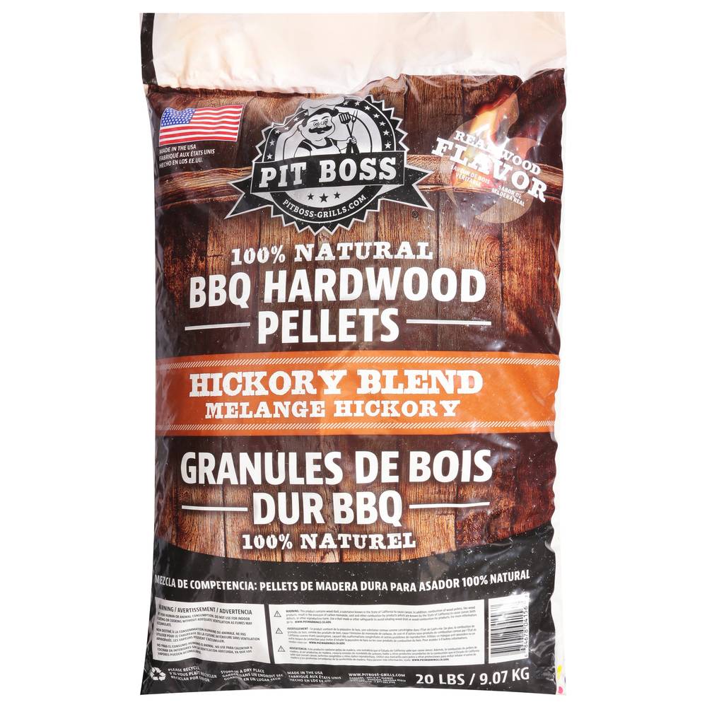 Pit Boss Hickory Blend Bbq Hardwood Pellets