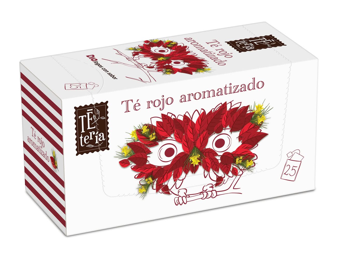 Té Rojo Aromatizado Tetería De Dia Caja 25 Unidades