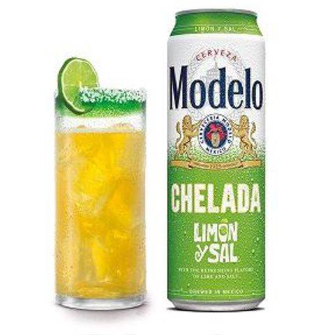Modelo Chelada Limon y Sal Flavored Beer24oz Can