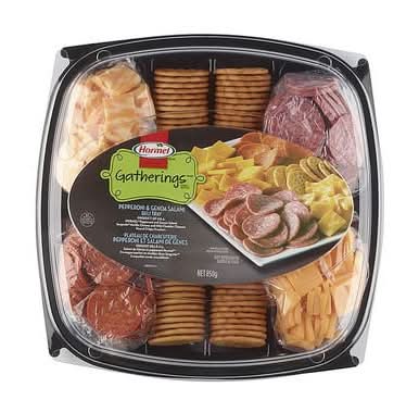 Hormel Gatherings Pepperoni & Genoa Salami Deli Tray (850 g)