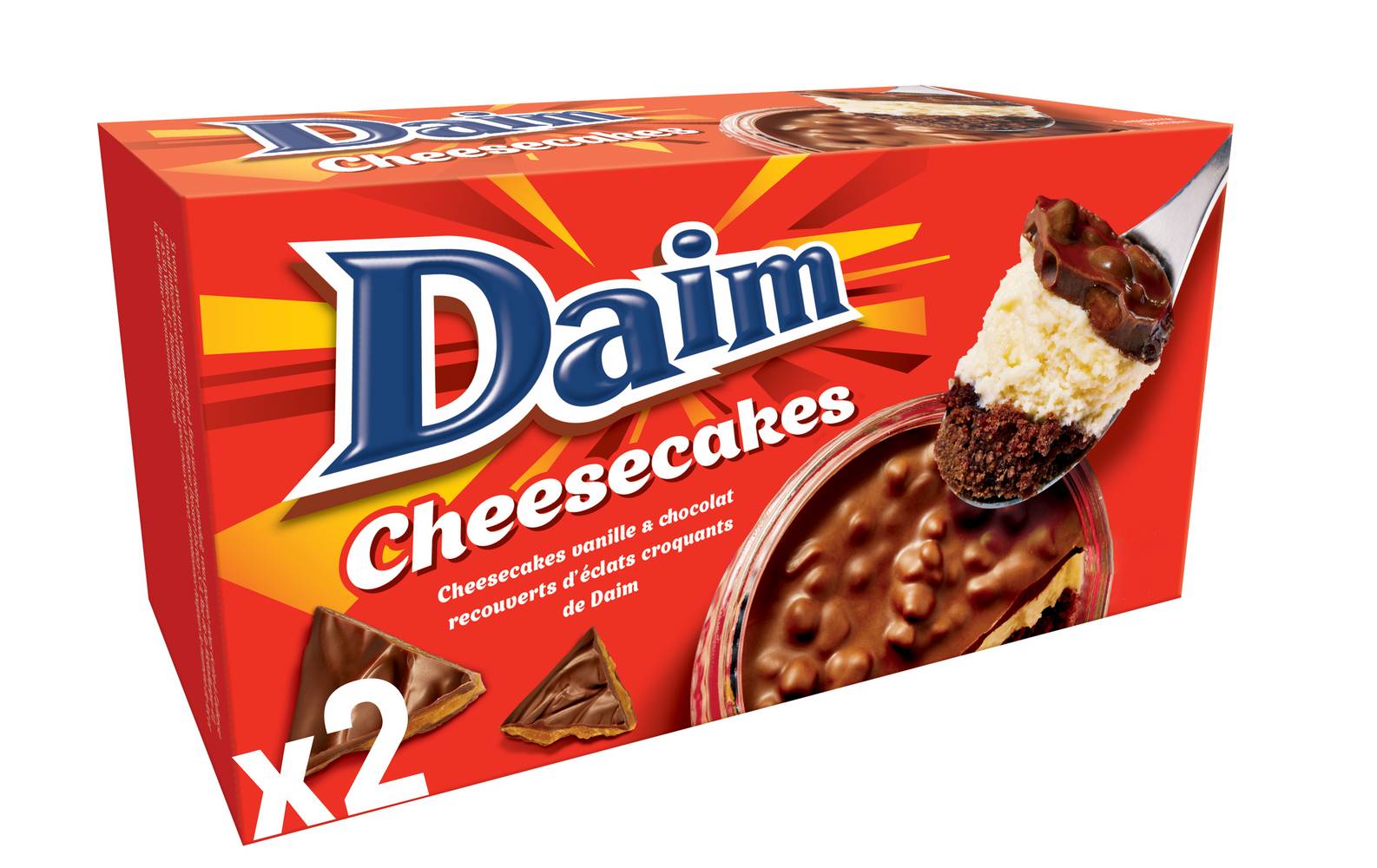 Daim - Dessert cheesecake à la vanille et au chocolat (170g)