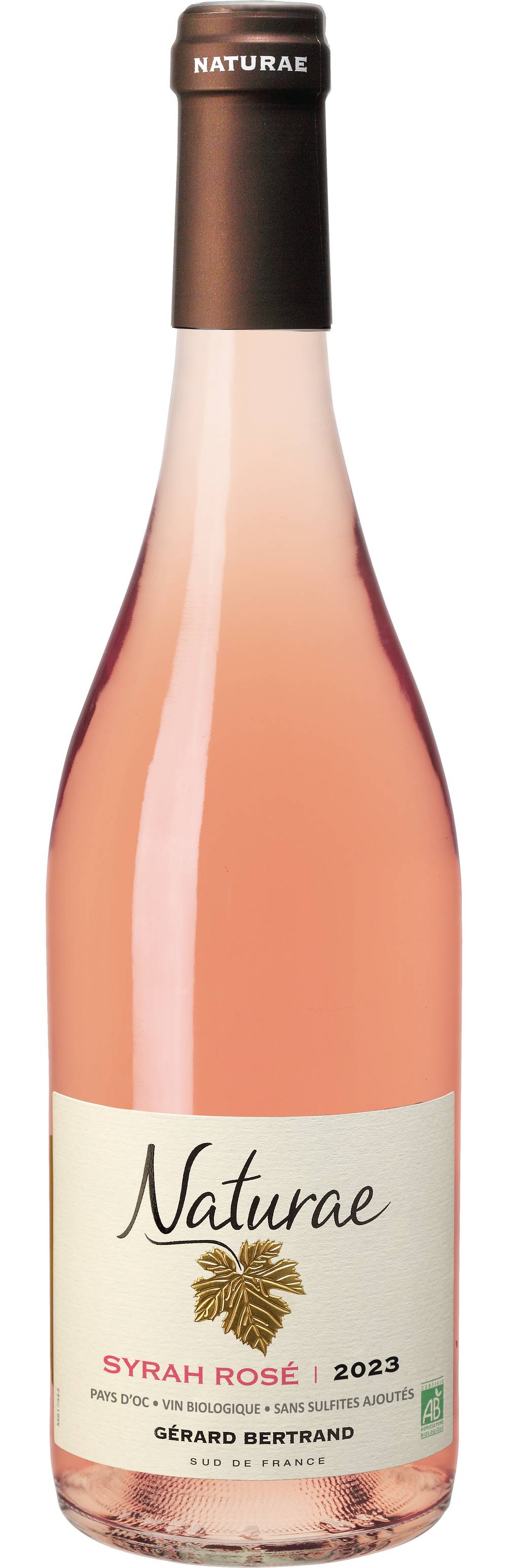 Gérard Bertrand - Naturae syrah rosé sans sulfites bio domestique (750 ml)