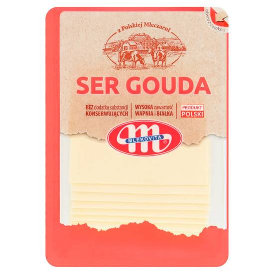 MLEKOVITA Gouda Cheese Slices 150g