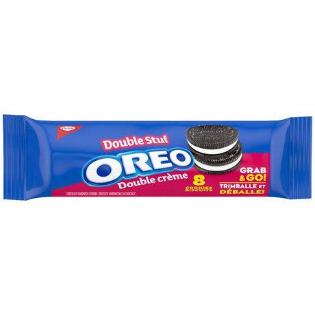 Oreo Double Stuf Cookie Sandwich, Chocolate (116 g, 8 ct)