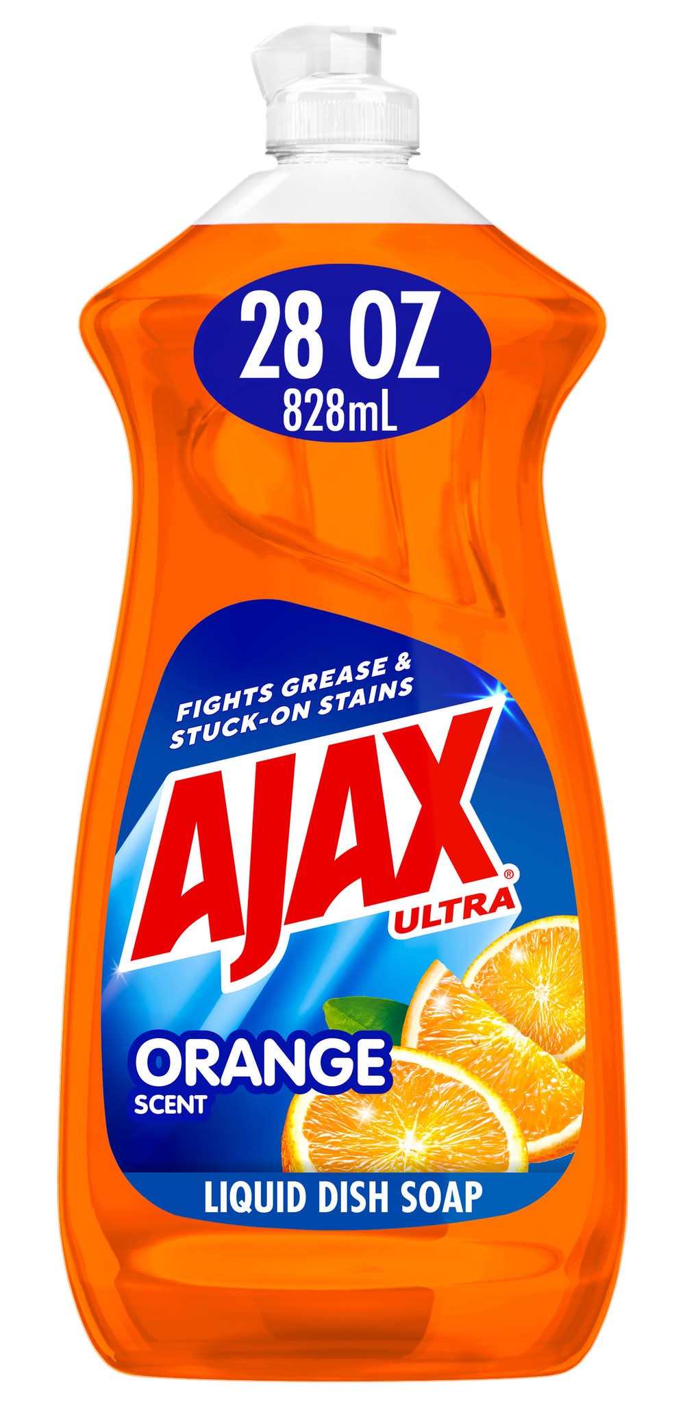 Ajax Ultra Triple Action Liquid Dish Detergent, Orange (28 fl oz)
