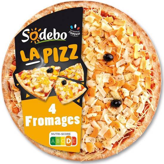 Sodebo - Pizza 4 fromages fondants
