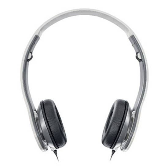 GENTEK H1 Foldable Stereo Headphones, White