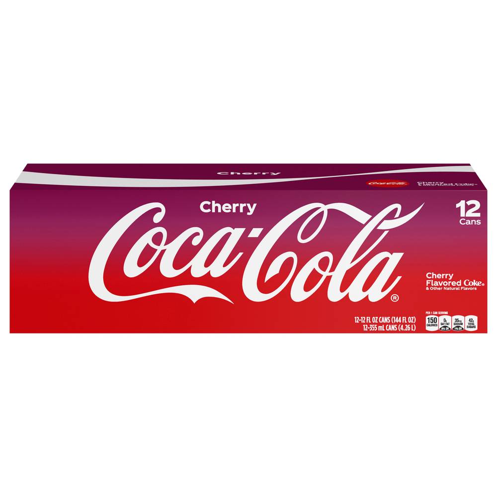 Coca-Cola Cherry Soda (12 ct, 12 fl oz)