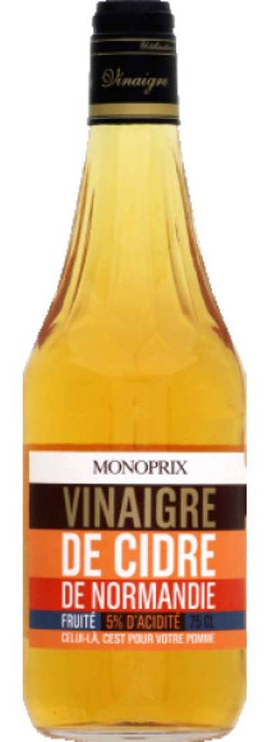 Monoprix - Vinaigre de cidre de normandie (750ml)