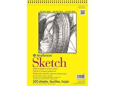 Strathmore 300 Series 9 x 12 Sketch Pad, 100 Sheets/Pad (350-9)