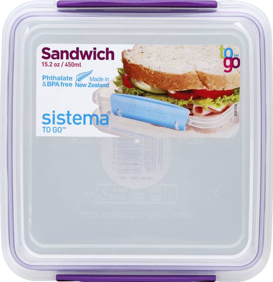 Sistema Sandwich Box To Go 1.9c
