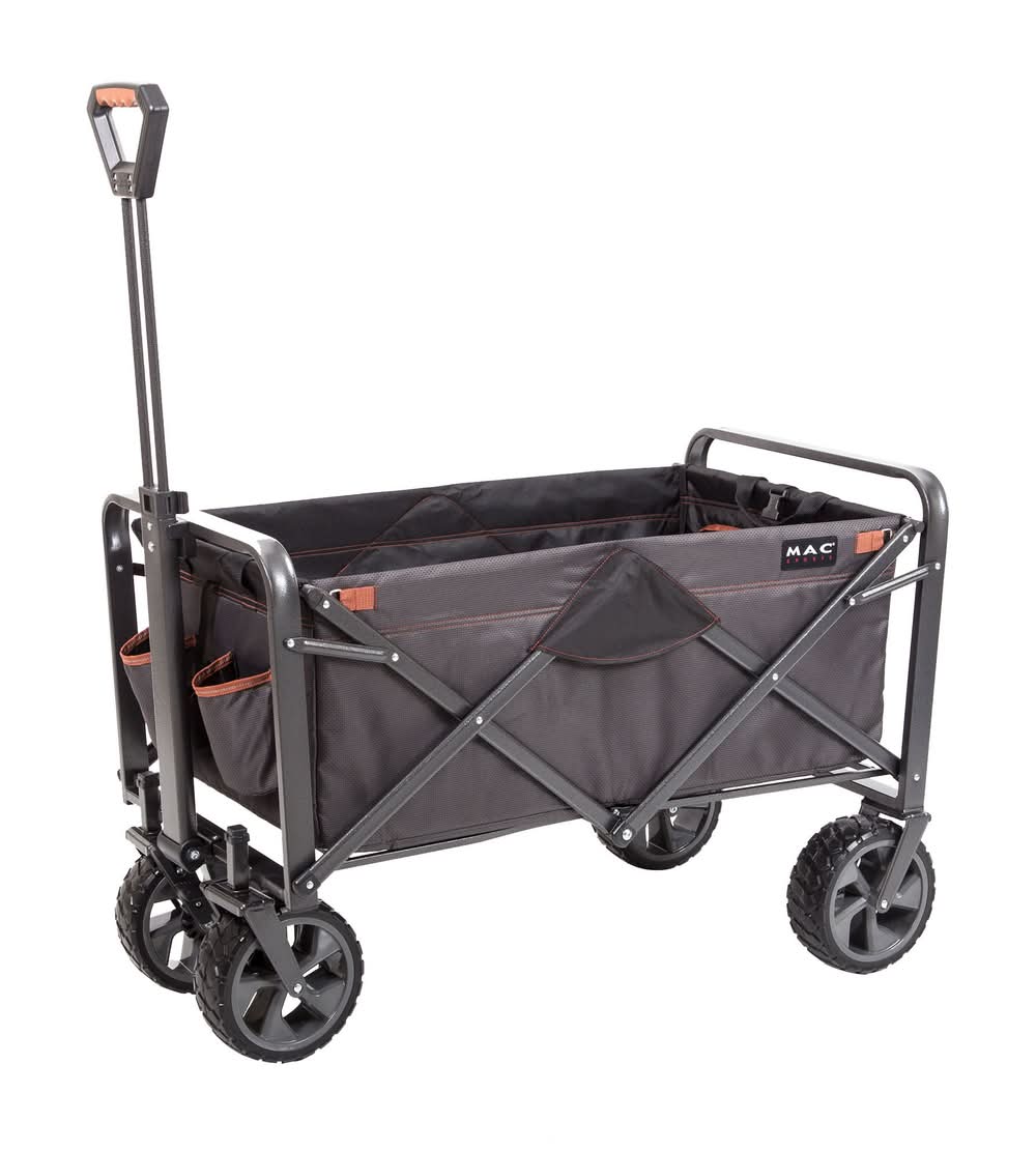 Mac Sports - Chariot Pliant Très Grand Avec Freins / Mac Sports Folding Wagon With Brakes