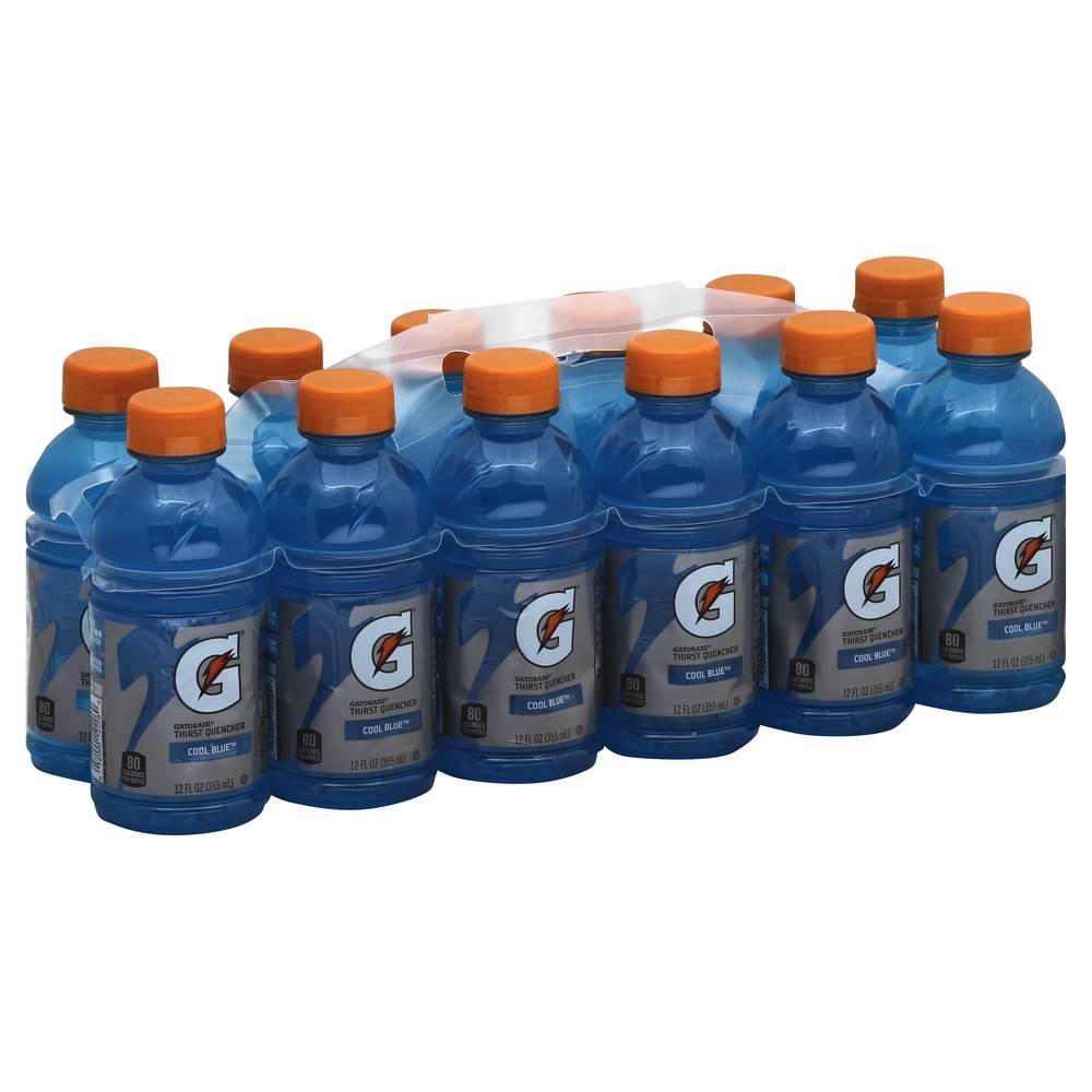 Gatorade Thirst Quencher, Cool Blue (12 x 12 fl oz)