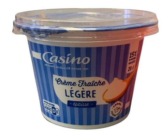Crème légère épaisse 15% M.G Casino 20 cl