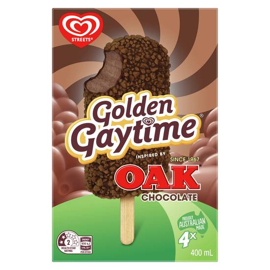 Streets Golden Gaytime Oak Chocolate 4 pack 400ml