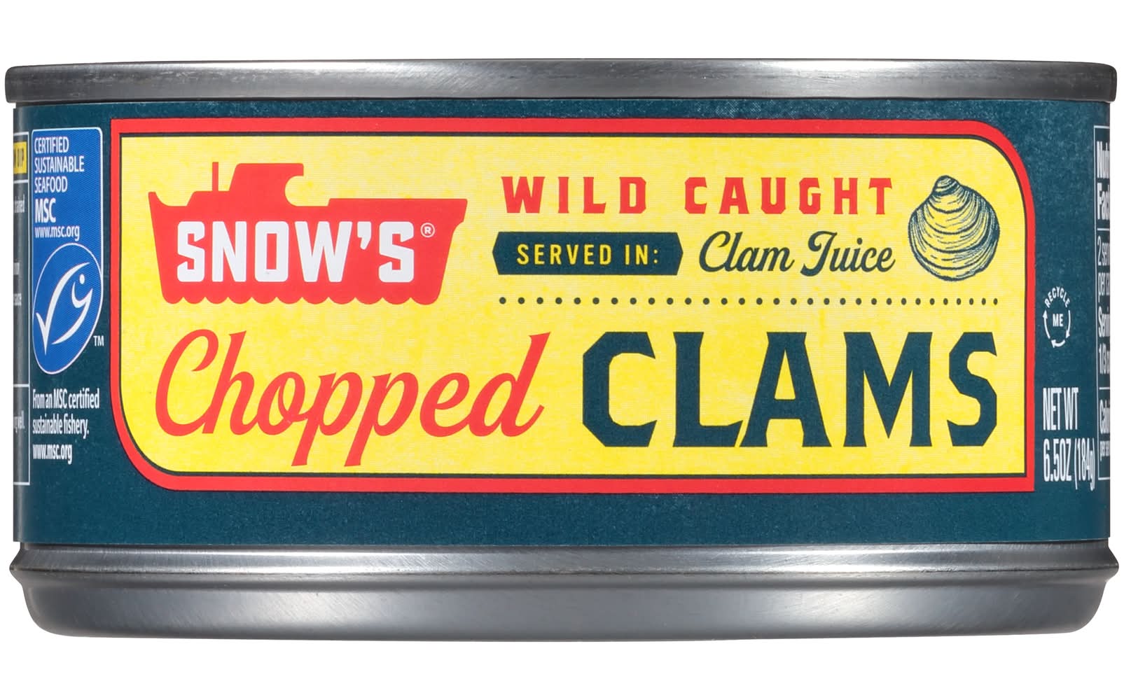Snow's Chopped Clams in Juice (6.5 oz)