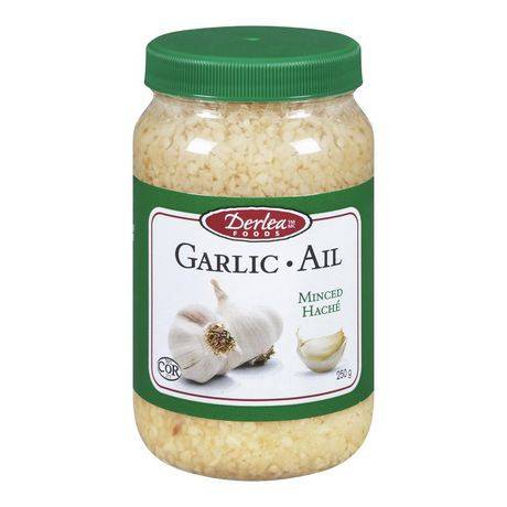 Derlea foods ail haché (ail haché 250 g) - minced garlic (250 g)