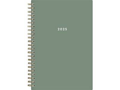 Blue Sky 2025 Weekly & Monthly Planner (linden green)