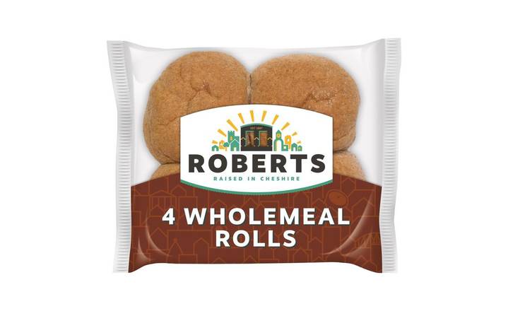 Roberts Wholemeal Bread Rolls 4s (398273)