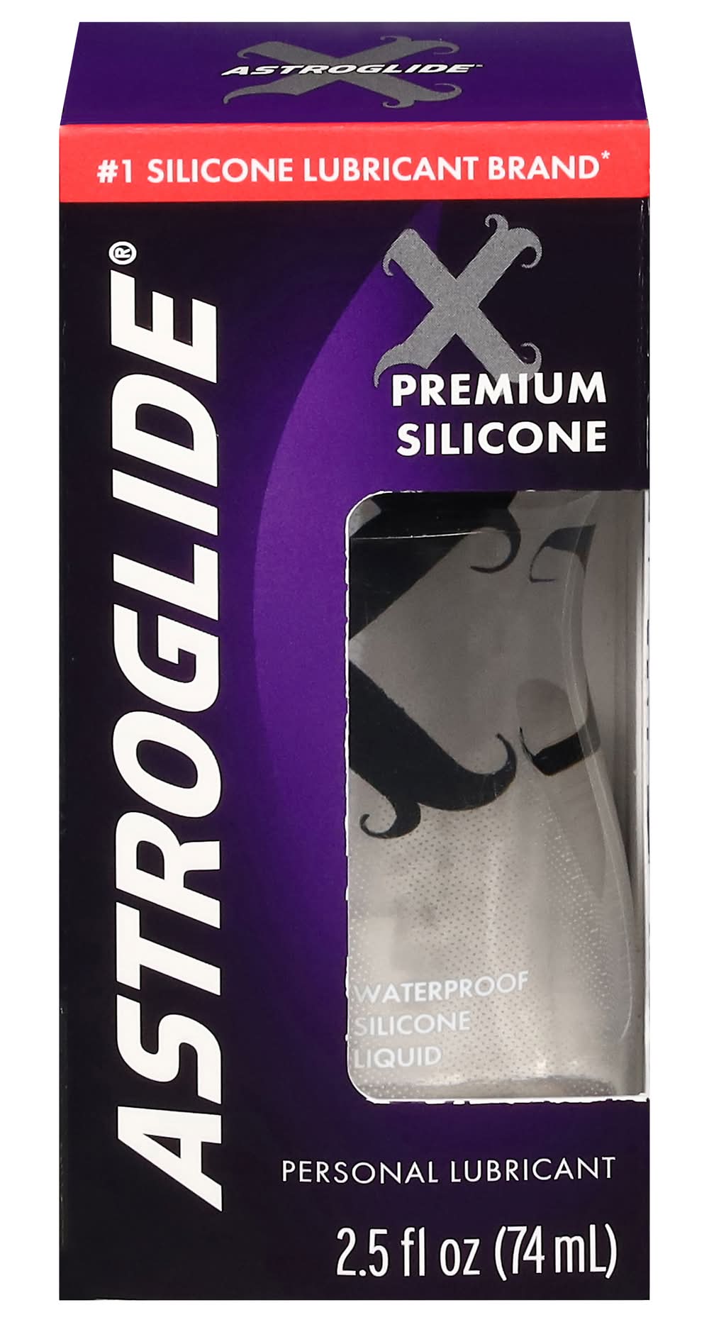 Astroglide Premium Silicone Waterproof Personal Lubricant (2.5 fl oz)