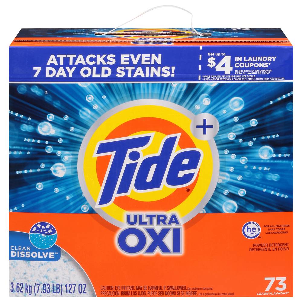 Tide Plus Ultra Oxi Powder 73 Loads Laundry Detergent