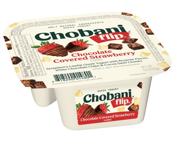 Chobani Flip Greek Yogurt, Chocolate Covered Strawberry (4.5 oz)