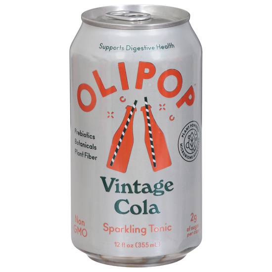 Olipop Vintage Cola Sparkling Tonic (12 fl oz)