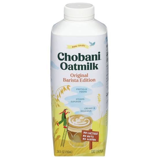 Chobani Original Oatmilk Oat Drink (24 fl oz) (barista edition)