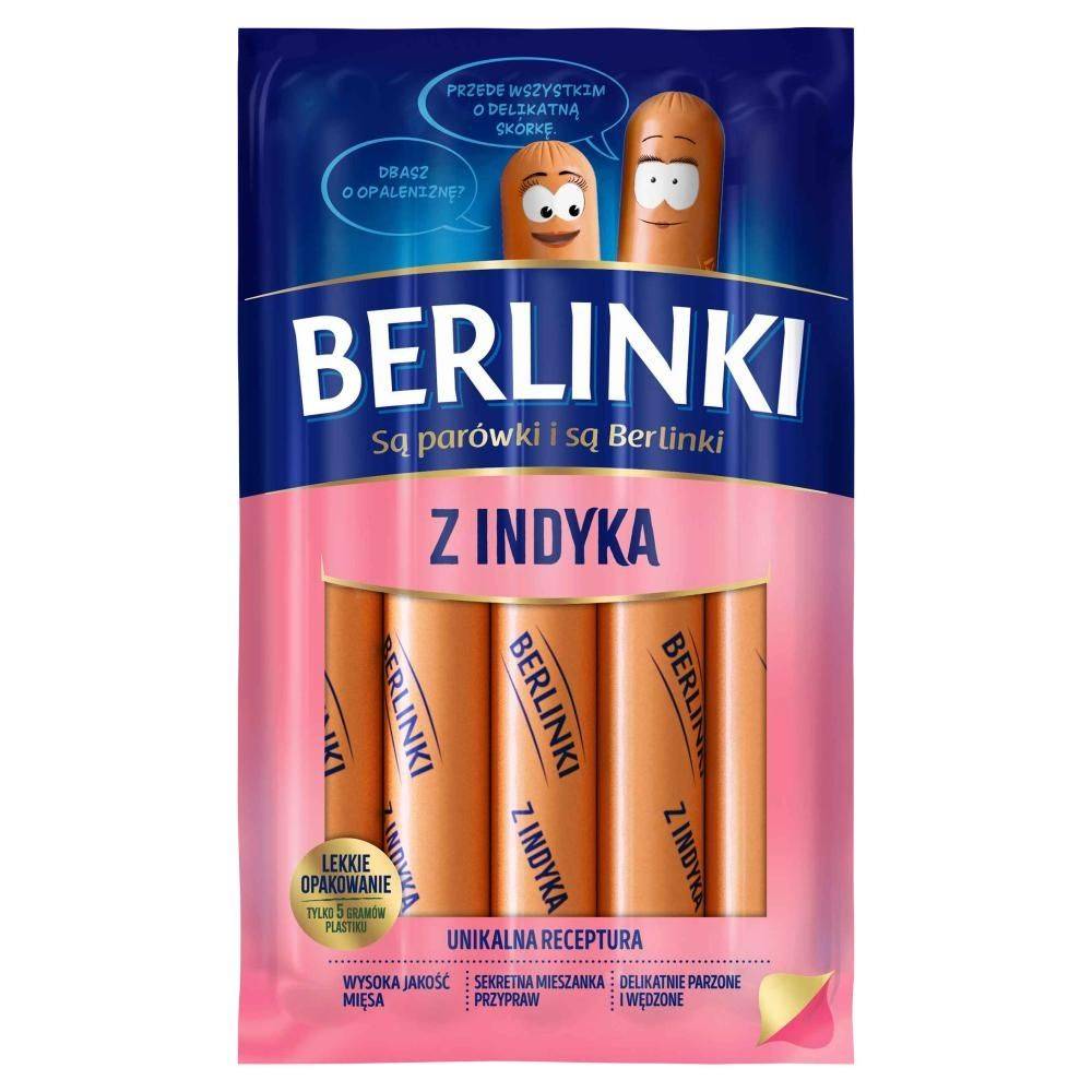 Berlinki Kiełbasa z indyka 250 g