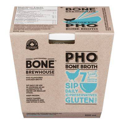 Bone Brewhouse Frozen Gluten Free Pho Flavored Chicken Broth (600 ml)