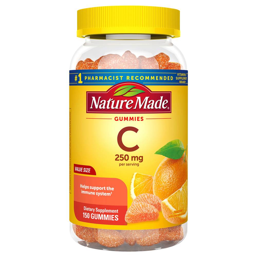 Nature Made Vitamin C Gummies 250 mg, Orange (178.5 g, 150 ct)