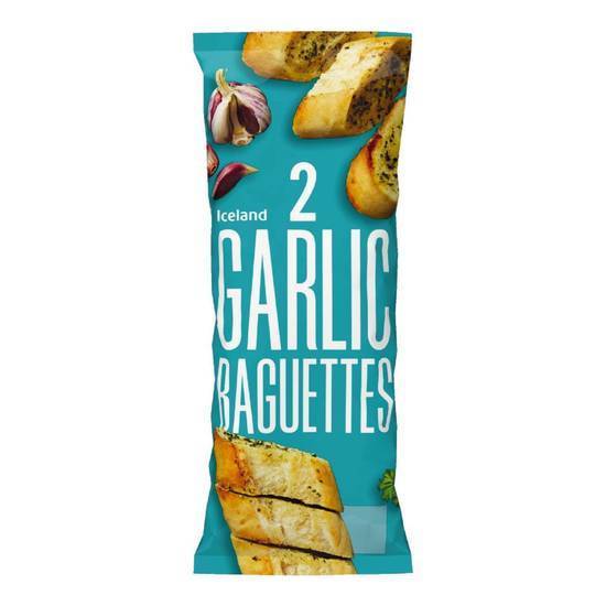 Iceland 2pk Garlic Baguettes