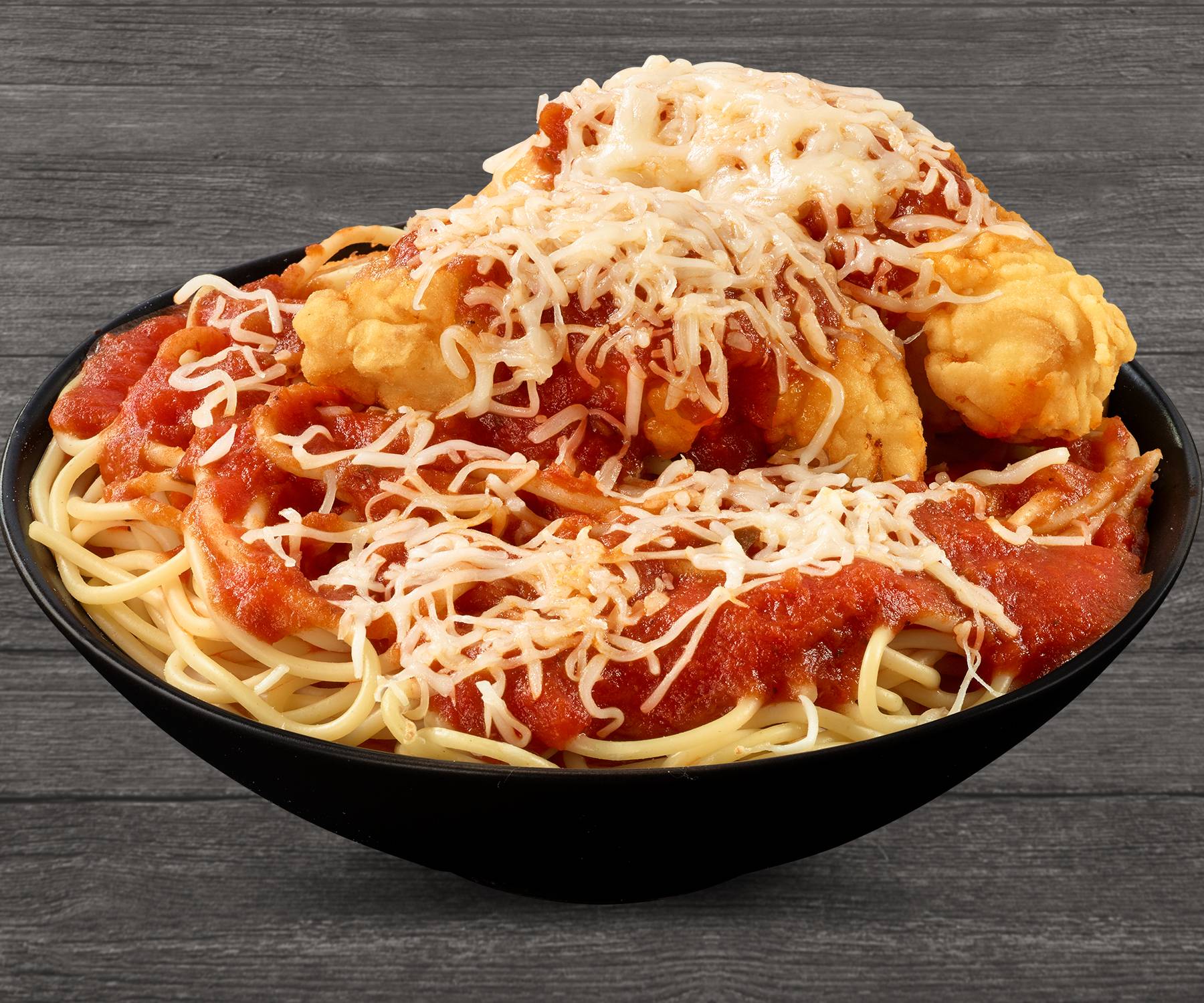Chicken Parmesan w/Spaghetti
