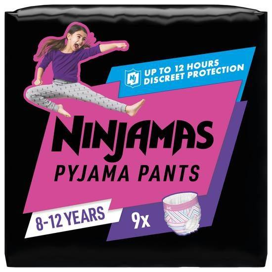Ninjamas pyjama pants fille, 9 sous-vêtement de nuit, 8-12 ans