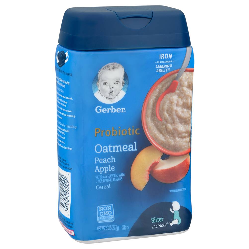 Gerber Power Blend Sitter Probiotic Oatmeal 2nd Foods