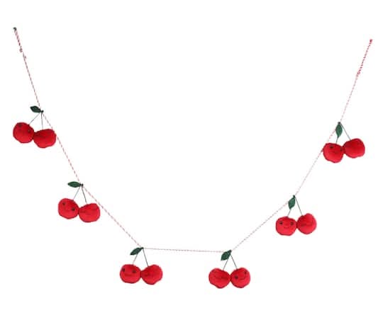 6Ft. Cherry Garland By Celebrate It