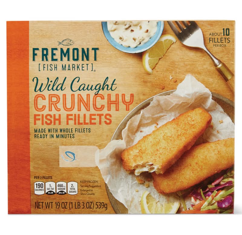 Fremont Fish Market Wild Caught Crunchy Fish Fillets (19 oz, 10 ct)