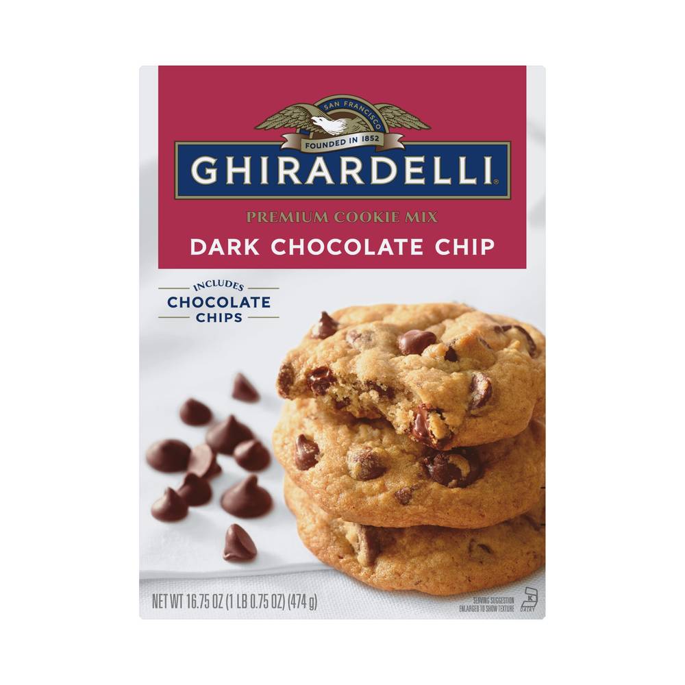 Ghirardelli Premium Dark Chocolate Chip Cookie Mix (1.05 lbs)