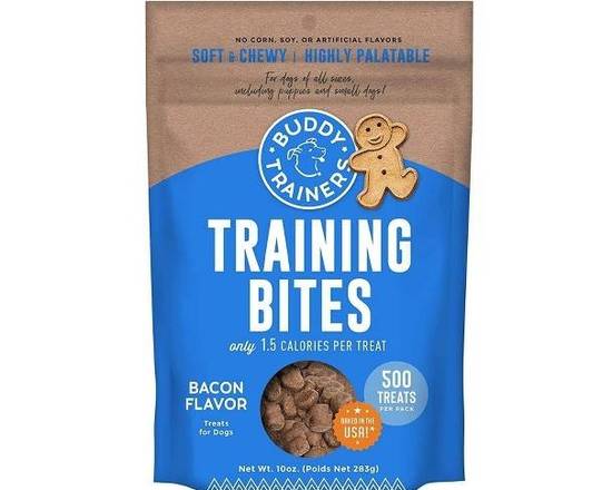 Buddy Biscuits Training Bites Bacon Dry Dog Treats - 10oz