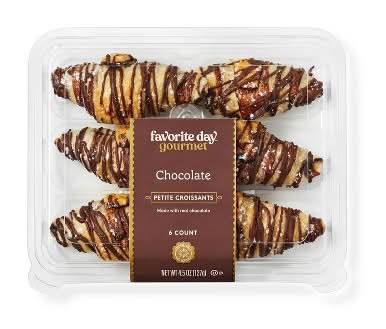 Favorite Day Petite Croissants, Chocolate (4.5 oz, 6 ct)