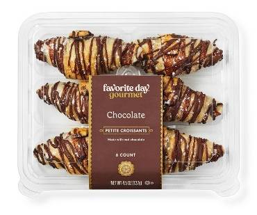 Favorite Day Petite Croissants, Chocolate (4.5 oz, 6 ct)